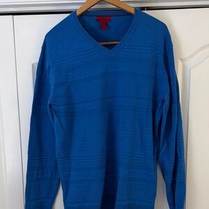 Alfani Vibrant Blue V-Neck Sweater